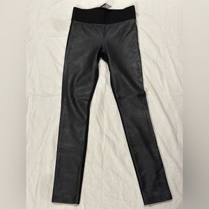 Club Monaco Tasha Faux Leather Leggings Black Size 00
